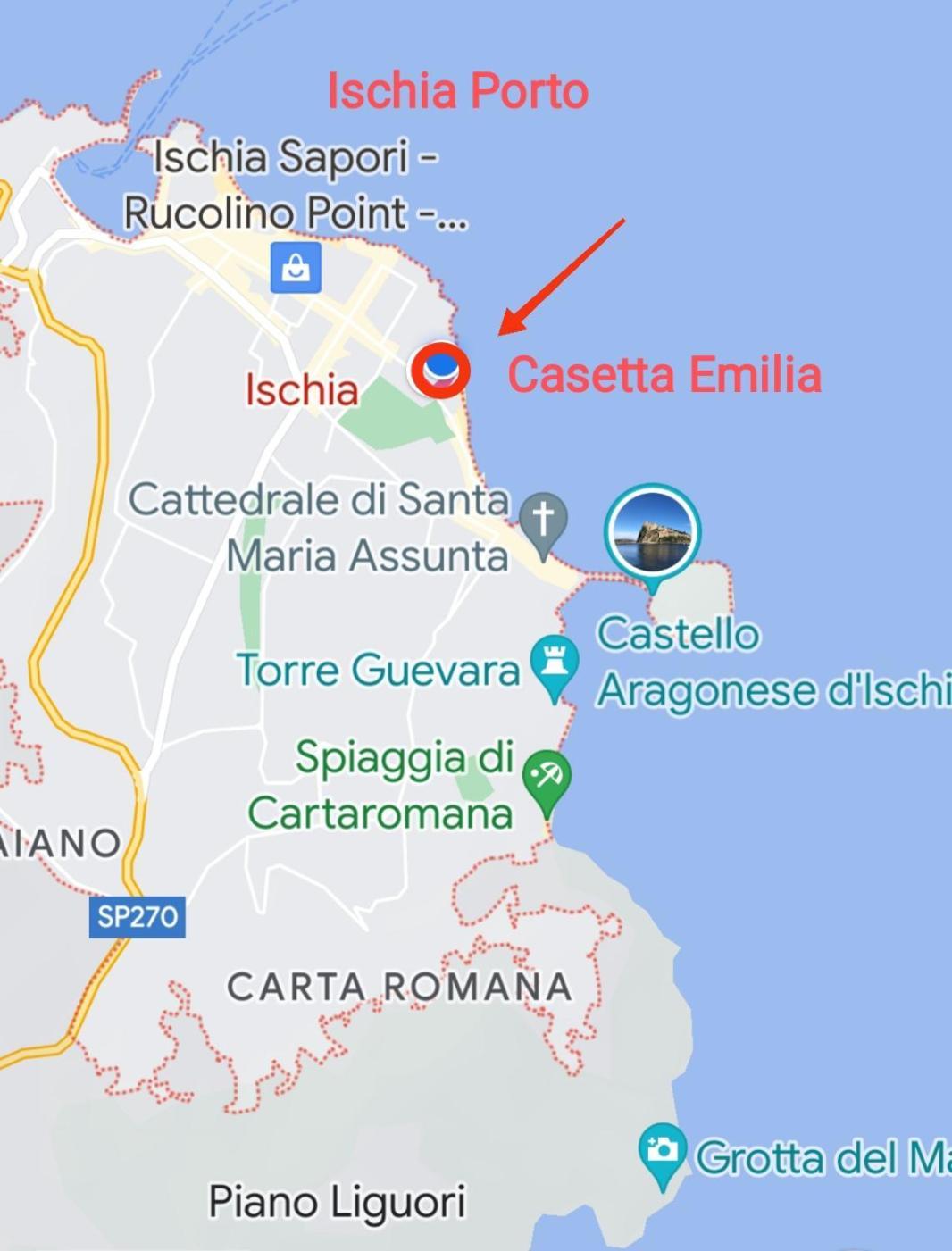 Casetta Emilia Vicino Al Mare Ischia Bagian luar foto